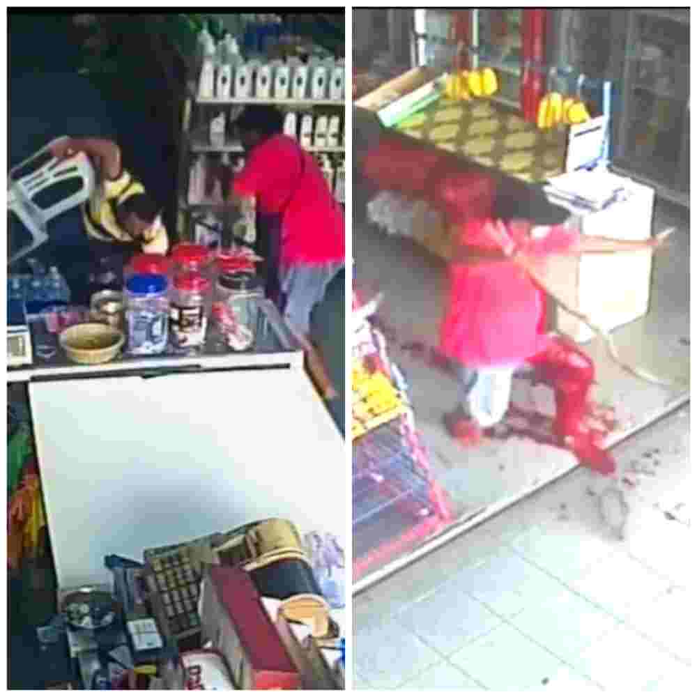 Man Chased & Hacked With Machete Inside Grocery Store (Full Video)