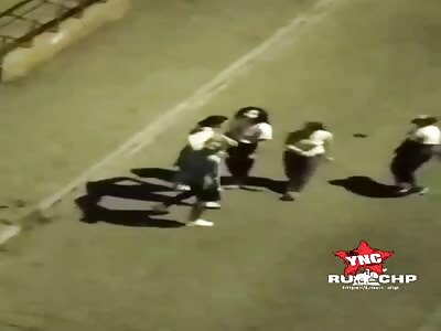 Woman stabbed in neighborhood fight lol