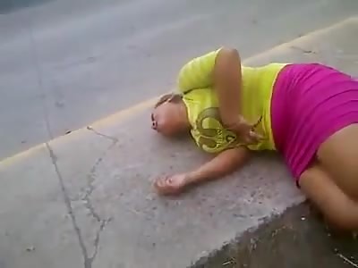 Woman dying for poisoning