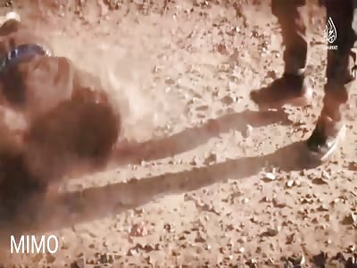 execution with machine gun