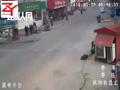 man hit by cargo truck fatal accident