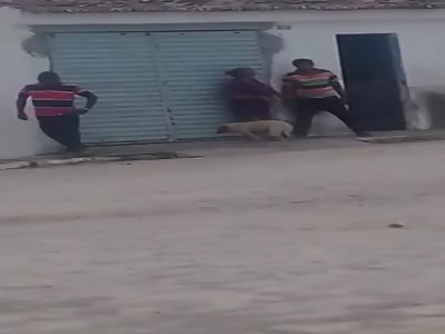 son hits his own mother