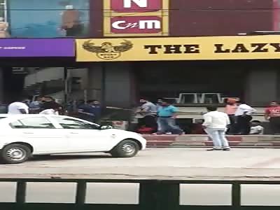 Live firing between two groups