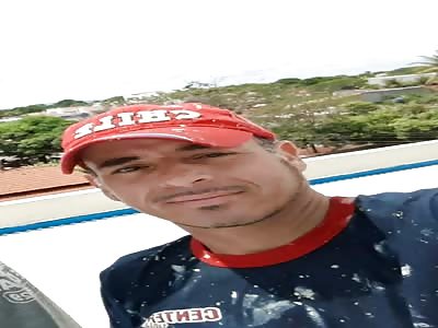 Man in Agony with the Intestines Outside