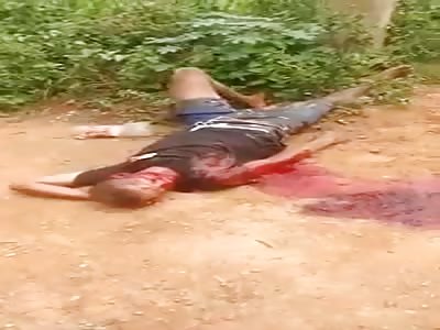 man in agony after being shot