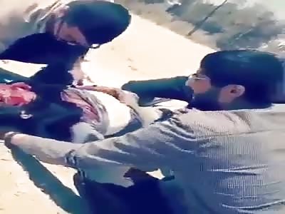 Syrian Protestant in agony