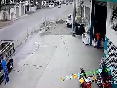 Accident on the road