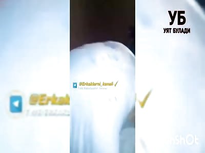 Uzbek naked mistress caught