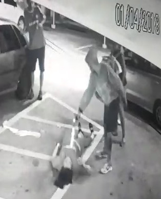 Woman Calmly Talking With His Friends is Executed in Cold Blood 