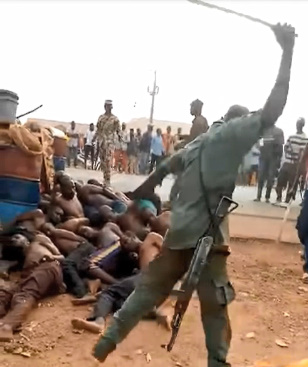 Looters Pays Painful Price 