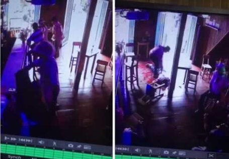  Bar Visitor Gets Some Extra Bottles & Stabs