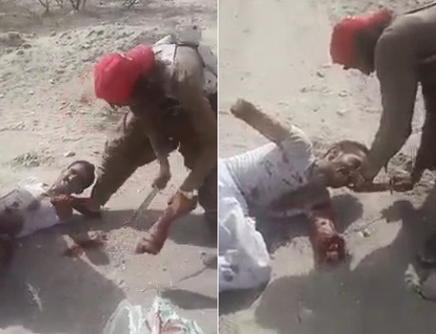 Dude Savagely Butchered by Taliban