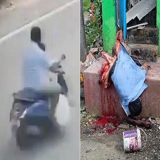 A Father and Son Were Killed When a Two-Wheeler Carrying Bundles of Fires Suddenly Exploded