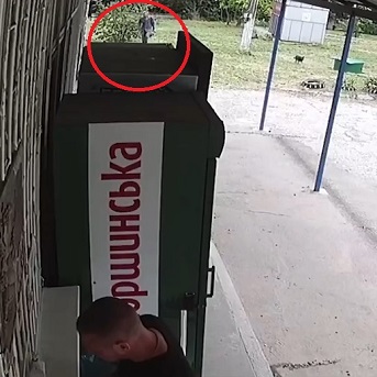 Surveillance Cameras Recorded the Moments of Explosions Near a Gas Station In Nikolaev.