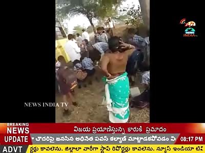 School Bus Accident at Maddur_Shabad Mandal_INDIA TV Telugu