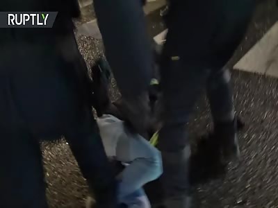 Blood spilled as violence intensities at 'Yellow vests' protest 