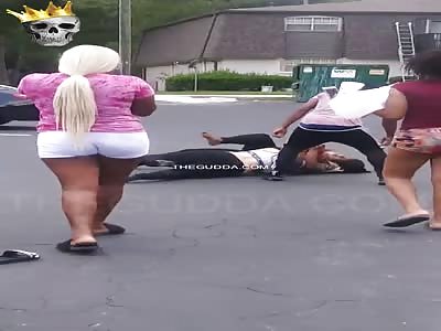 Dude Gets Tossed With A Beer In His Hand By A Girl...