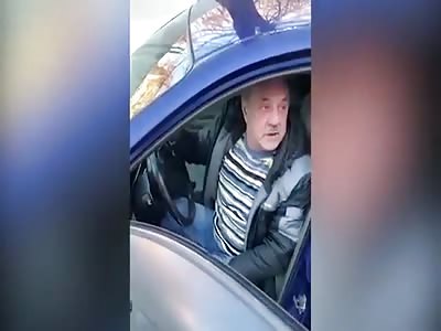 In Podolsk: A driving instructor rammed several cars, shot down a man 