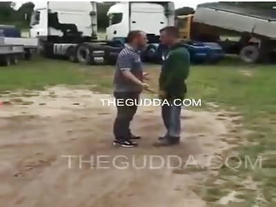 Dude Goes Down Like A Pile Of Bricks From That KO!