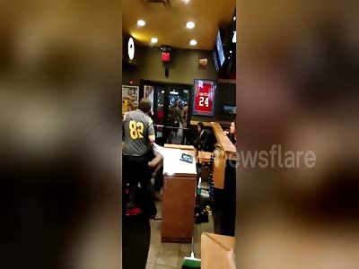 Fight Buffalo wild wings Woodbridge