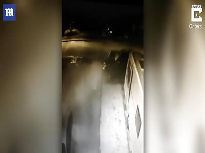 Man is beaten by masked thug with a metal bar in Dudley