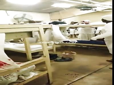 Prison Fight Pops Off (One Man Allegedly Left Dead)