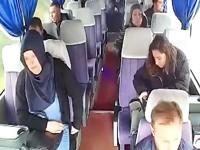 Passengers Flung From Minibus Seats In Crash