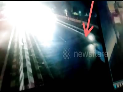 Guy Brutally Struck by Huge Bus While Crossing the Road