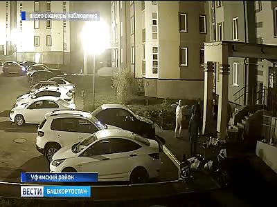 A special forces soldier in Ufa had a fight with the residents....