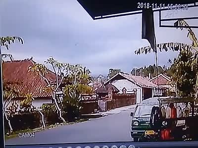 Accident Video caught on CCTV Camera