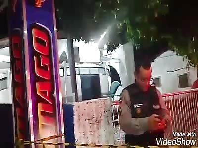 Car Hit by Motorcycle So Hard, Lifts 3 Tires Off Ground in Fatal Accident