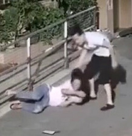 Wonder what the girl did to cause the crash