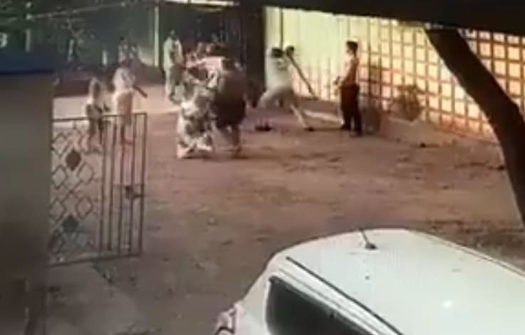 Woman Takes a Headshot During Family Dispute 