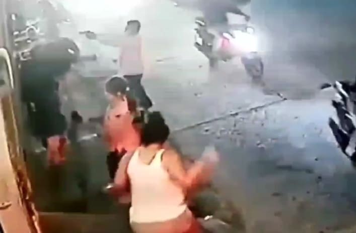 Woman Gunned Down in the Street 