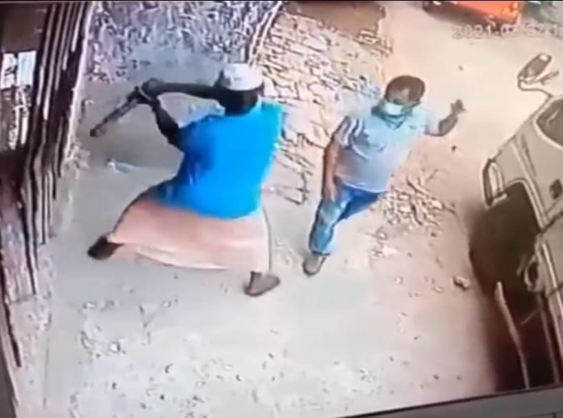 Man Takes a Club to the Dome in Random Attack