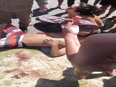 man agonizing after gets shots