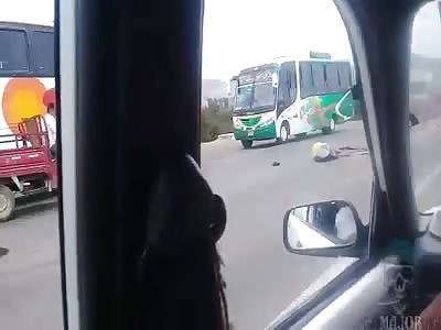 Man smashed in shocking accident