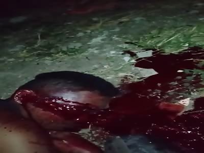 Victim, brutally murdered.