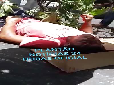 man in agony after accident