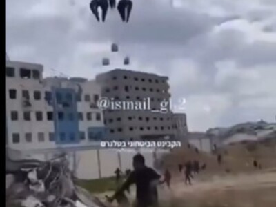 Falling Relief Crates Kill Palestinians when Chutes Don't Open