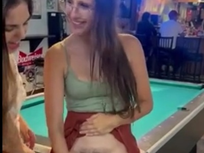 DESPERATE UGLY GIRL GIVES UP ON REAL PENIS AT CLOSING TIME