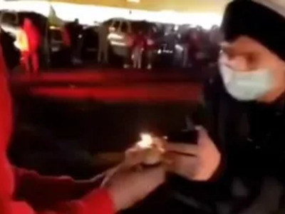 Dude Blows his Hand off with Firework