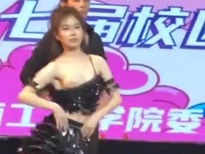Beautiful Chinese Dancer has Wardrobe Malfunction