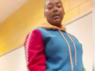 Tik Toking Girl Entertains Us During Class