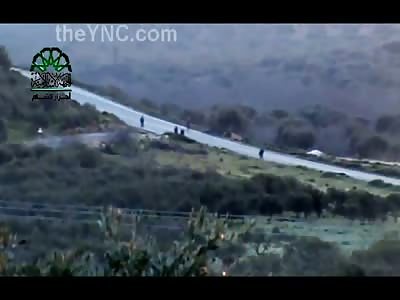 IED Takes out Walking Ground Troops