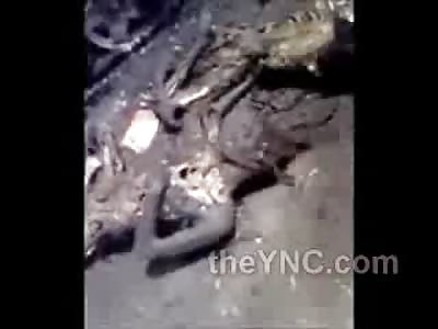 What Remains after the Anwar Awlaki Bombing of Him and His Entourage