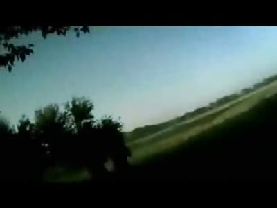 INCOMING!!  5 Taliban in a Ditch get a Surprise Grenade Dropped in with them..Soldiers Brag about the Great Job Done