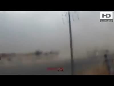 Muslim forgets to Look out for Trucks while Drifting....