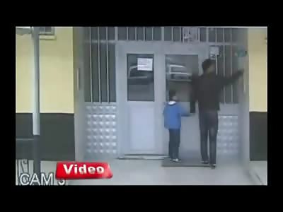 Cowardly Father throws his Son off of a Roof and then Jumps right after him in Murder Suicide