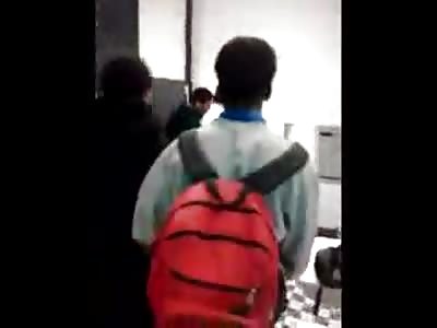 Fighting in school restroom